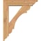 Ekena Millwork Olympic Traditional Smooth Bracket w/ Offset Brace, Western Red Cedar, 5 1/2"W x 22"D x 26"H BKT0604X22X26OLY01SWR - alternate 3